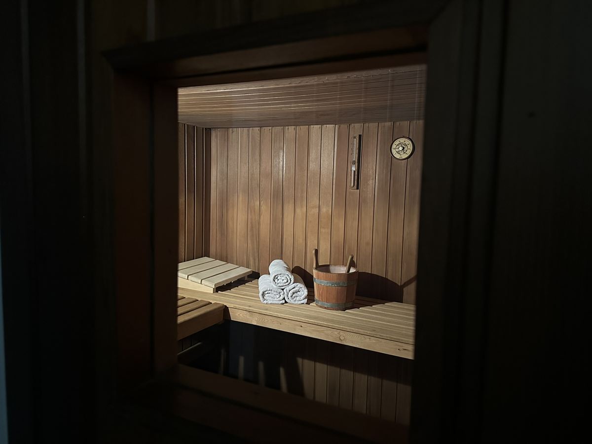 Private sauna at Haus Astenalm